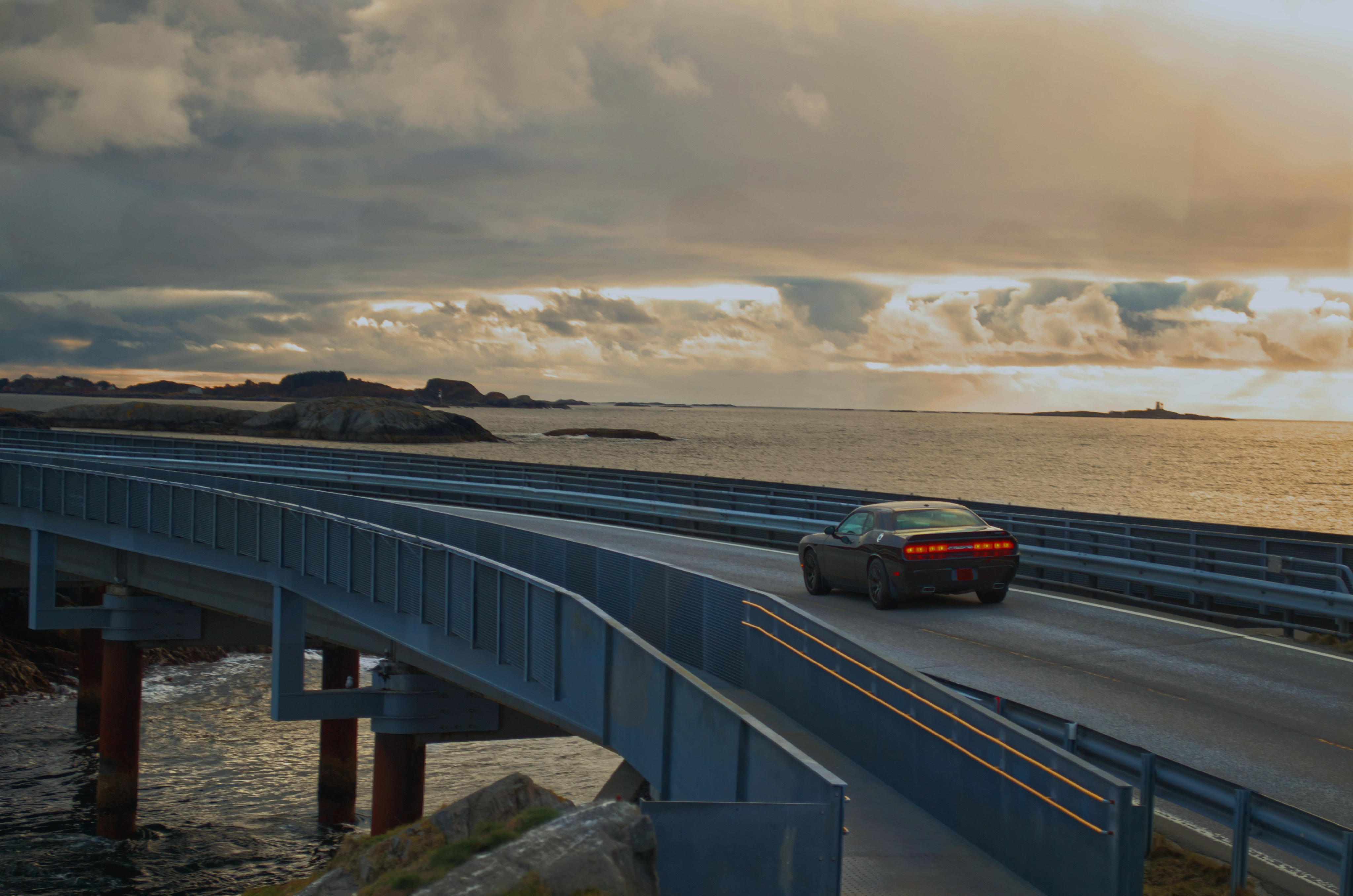 Car on road